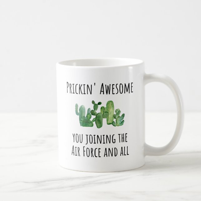 Joining Air Force Airman Recruit Congratulations Coffee Mug (Right)