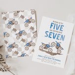 Joint 5th & 7th Dirt Bike Birthday Invitation<br><div class="desc">Joint 5th & 7th Dirt Bike Birthday Invitation.
Ready to be personalized by you!</div>