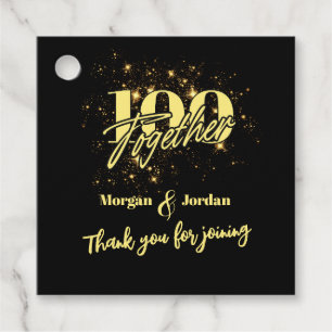 Joint Birthday Double Celebration Twice the Fun Favour Tags