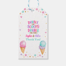 Joint Birthday Ice Cream Double Scoops