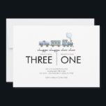 Joint Birthday Party - Train Theme Invitation<br><div class="desc">Chugga Chugga,  Choo Choo - Joint birthday invitation for siblings or friends. Perfect for your train themed party!</div>