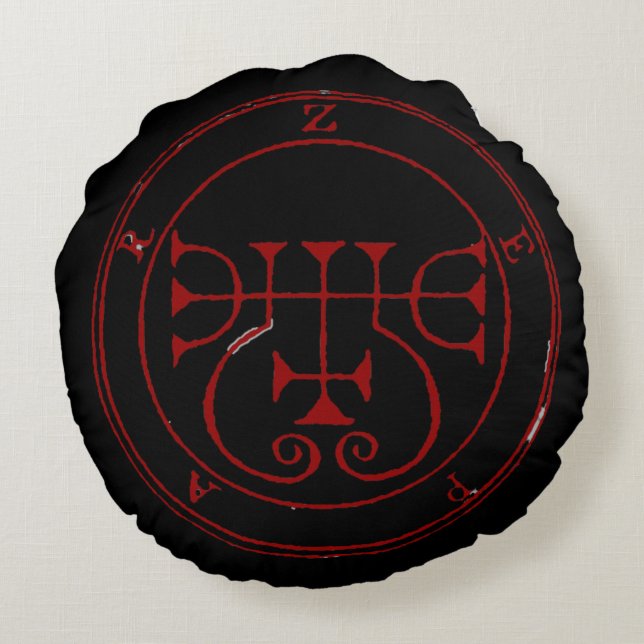 Joint de coussin rond fait sur commande de symbole (Dos)