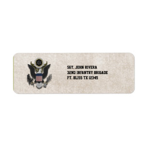 Joint patriotique militaire de logo d'Eagle