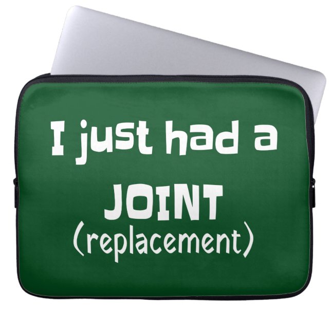 Joint Replacement Humour Funny Novelty Laptop Sleeve (Front)