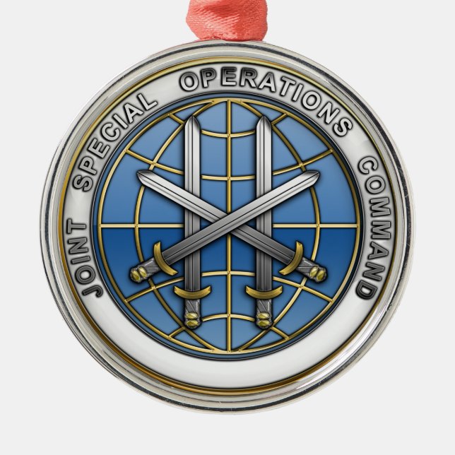 Joint Special Operations Command Metal Ornament (Front)