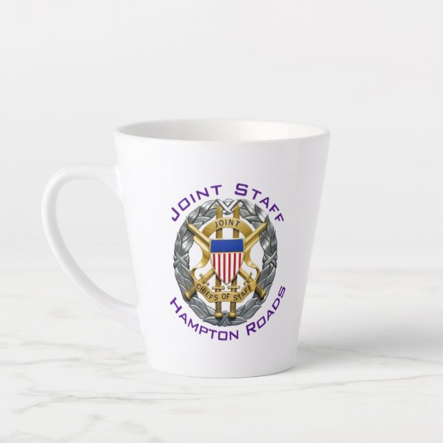 Joint Staff - Hampton Roads Latte Mug (Left)