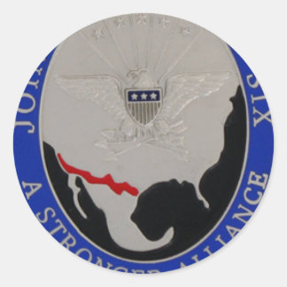 JOINT TASK FORCE 6 CLASSIC ROUND STICKER