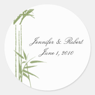 Joints et autocollants en bambou d'enveloppe de