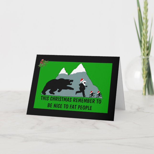 Joke Christmas Holiday Card (Front)