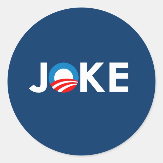 JOKE CLASSIC ROUND STICKER (Front)