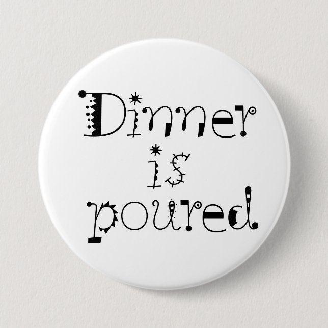 Joke drinking quote humour drinks saying buttons (Front)