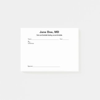 Joke prescription pad post-it notes