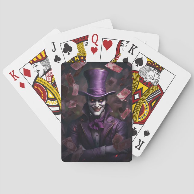 Joker and Cards Intrigue Card Game (Back)