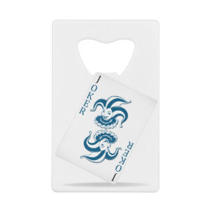 Joker card credit card bottle opener