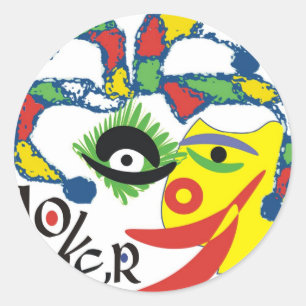 Joker Classic Round Sticker