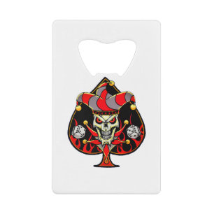 Joker Credit Card Bottle Opener