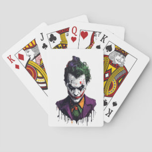 Joker design playing cards