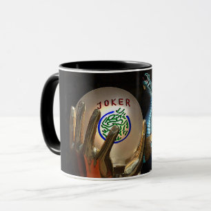 Joker d'heure-milliampère Jongg et tasse de drago