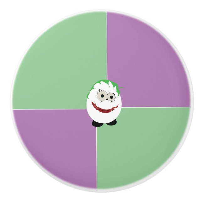 Joker Egg Ceramic Knob (Front)