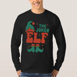 Joker Elf Family Matching Christmas Pjs Funny T-Shirt