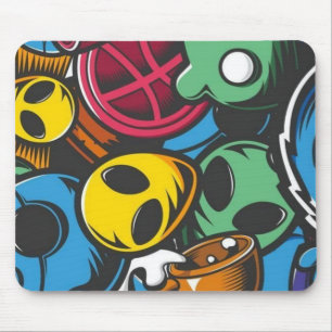 Joker Graffiti  Mouse Pad