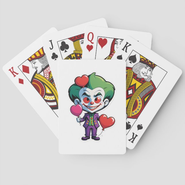 Joker in Love" Playing Cards (Back)