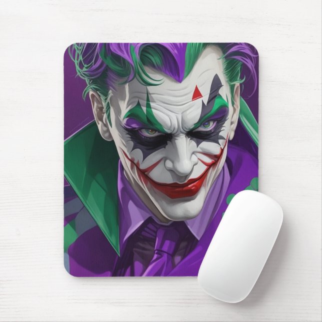 Joker mouse pad (With Mouse)