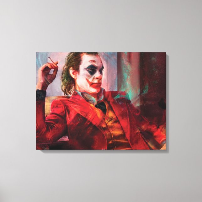 joker movie Premium Wrapped Canvas (Gloss) (Front)
