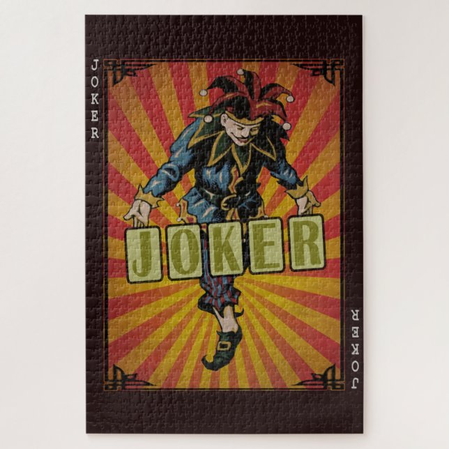 Joker Playing Card Jigsaw Puzzle (Vertical)