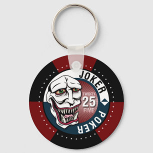 Joker Poker Keychain
