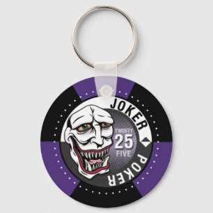 Joker Poker Keychain