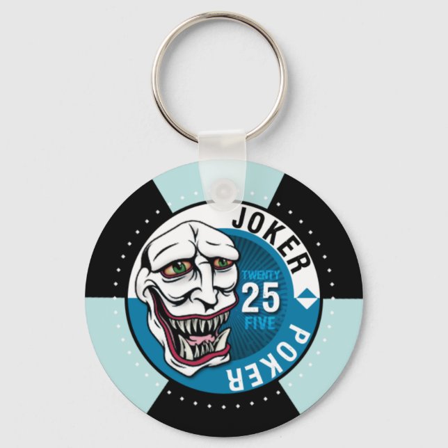 Joker Poker Keychain (Front)