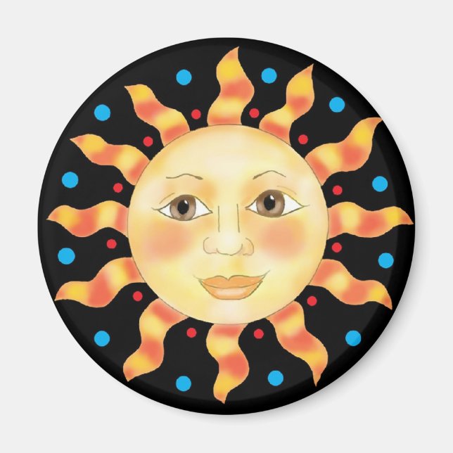 Joker Sun Face Magnet (Front)