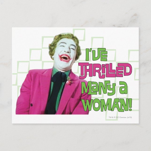 Joker - Thrill Postcard (Front)