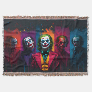 Joker Throw Blanket