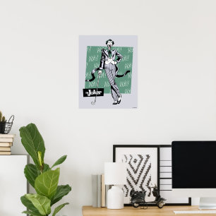Joker With Golf Club Poster