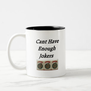 JOKERS IN MAH-JONGG Two-Tone COFFEE MUG