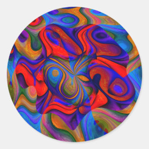 Jokers Wild Classic Round Sticker