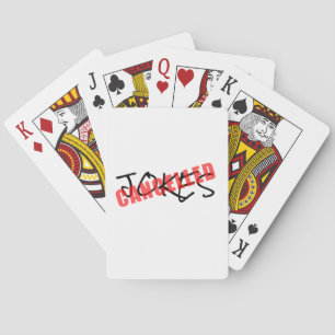 Jokes CANCELLED funny card sarcastic playing cards