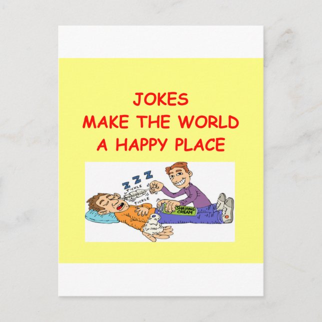 jokes postcard (Front)