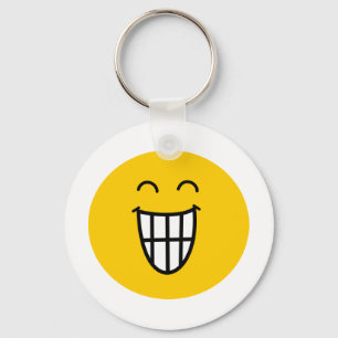 Joking around Smiley face Keychain