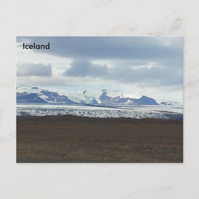 Jökulsárlón glacial lagoon, South East Iceland Postcard (Front)