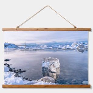 Jökulsárlón Glacier Lagoon Hanging Tapestry