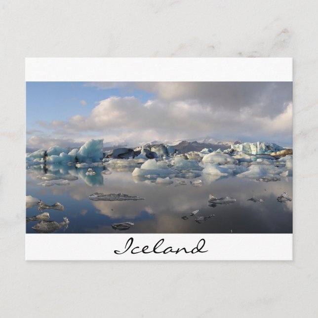 Jokulsarlon glacier lake in Iceland Postcard (Front)