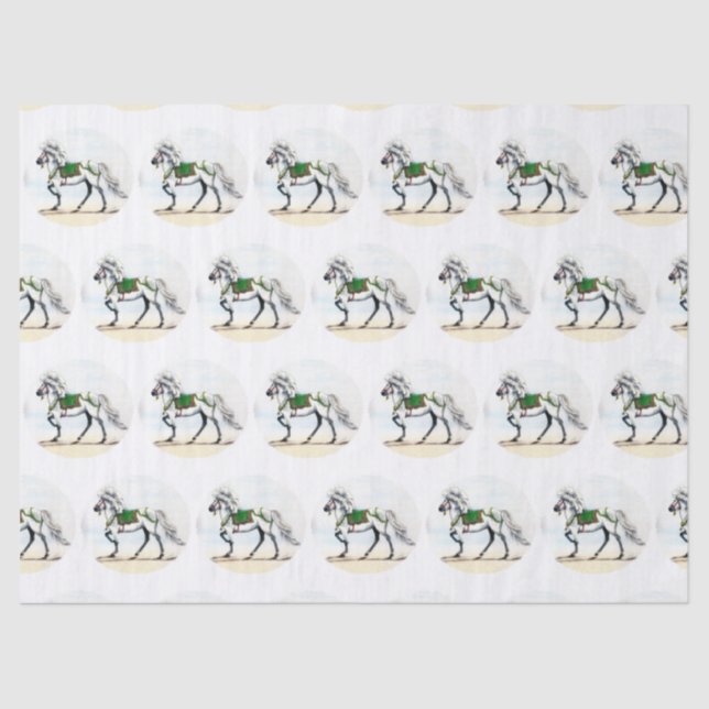 Jol Holiday Icelandic Horse Tissue Paper (Front)