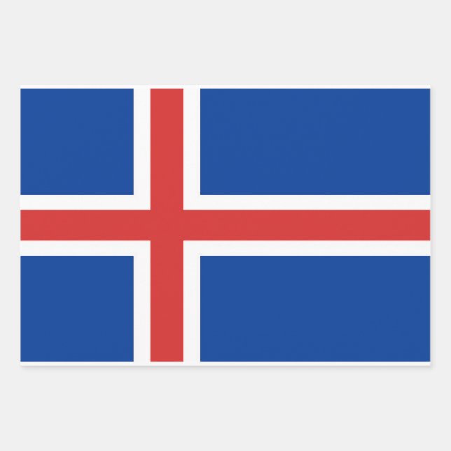 Jolabokaflod - Iceland Book Flood Wrapping Paper (Front)