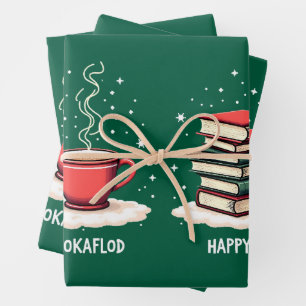 Jolabokaflod - Iceland Book Flood Wrapping Paper Sheet
