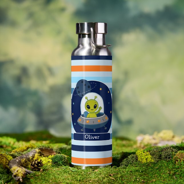 Joli Alien dans une bouteille d'eau spatiale pour  (Extérieur (pivotée))