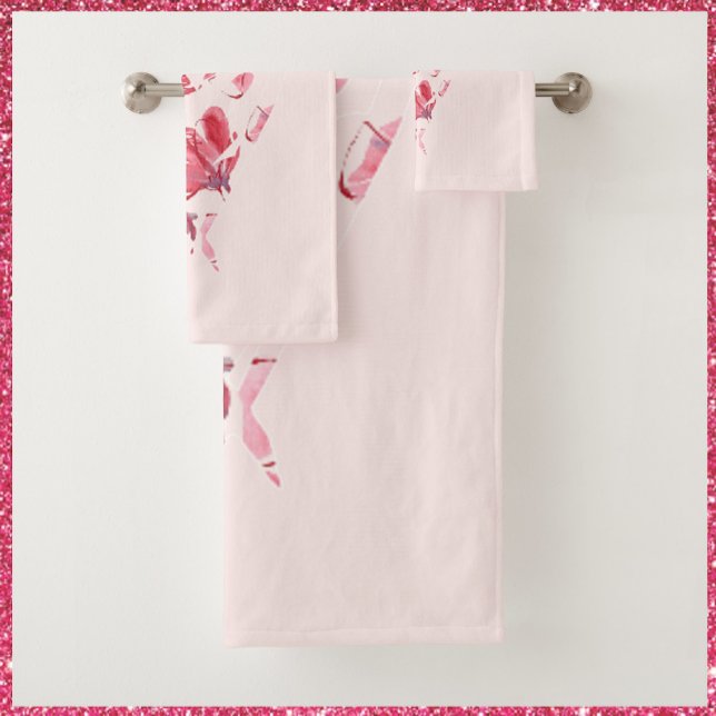 Joli amour rose coeur floral (Créateur téléchargé)