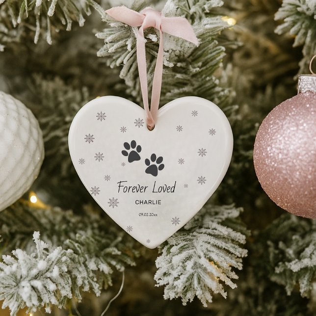 Joli animal Empreinte de patte Personnalisé Noël É (Créateur téléchargé)